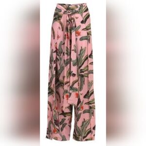 NWT PATBO tropical tie-waist pants